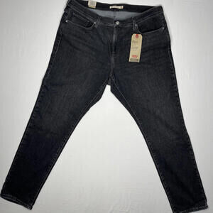 Levi's 311 LEVIS HyperSoft Shaping Skinny Black Stretch Jeans Size Women's 18W-M